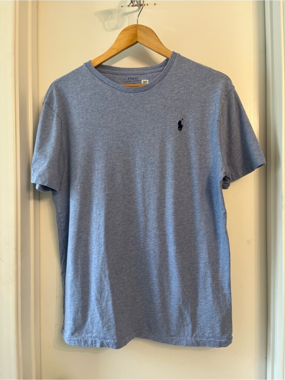 Polo by Ralph Lauren Short-Sleeve Crewneck Tee - Heather Blue